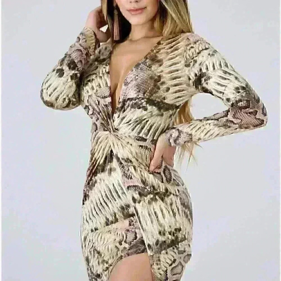 Bite Shine Dress Animal Print - Picture 2 of 5